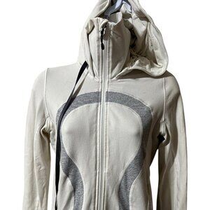 Lululemon‎ Athletica Scuba Woman Hoodie Full Zip Jacket Thumbholes Size 6